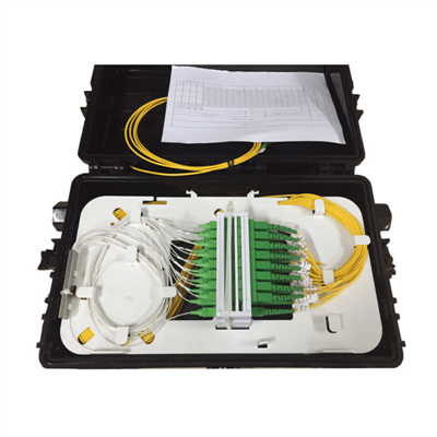 96 ไฟเบอร์ 1In-2Out Inline Splice Closed, Heat-Shrink Seal, Wall/Pole Mount, IP68